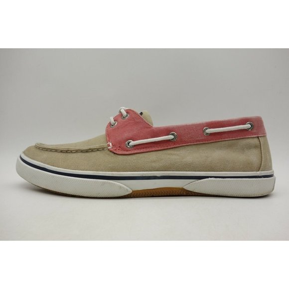Sperry Top Sider Brown Canvas Casual Slip On Deck Loafers Shoes Men\'s 12 M main image 4